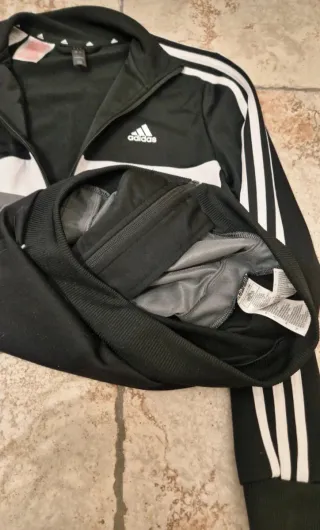 Giacca Adidas ragazzo Nera