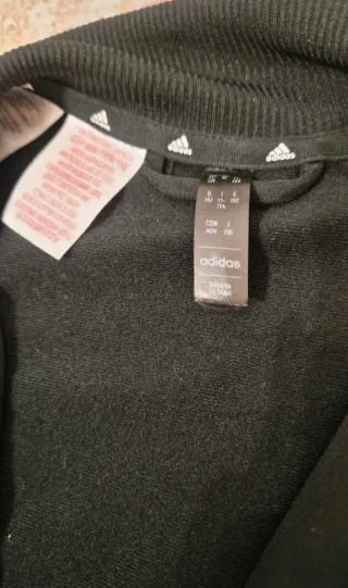 Giacca Adidas ragazzo Nera