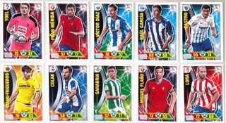 Lote 10 cromos Adrenalyn La Liga 16/17