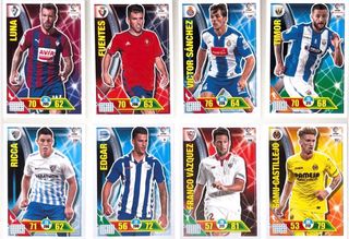 Lote 8 cromos Adrenalyn La Liga 16/17