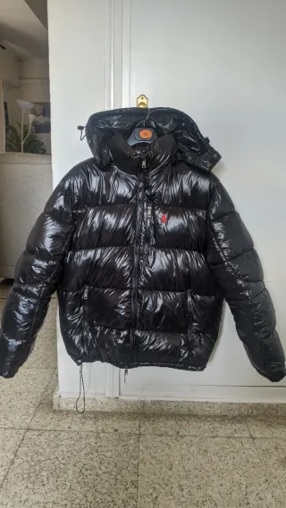 Puffer Chaqueton Polo Ralph Lauren negro brillante