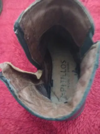 BOTINES PIEL NEGROS TALLA 36 NOENVIO