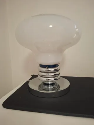 Lampada vintage vetro e metallo