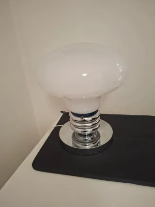 Lampada vintage vetro e metallo