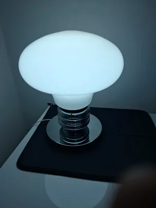 Lampada vintage vetro e metallo