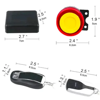 Allarme Moto/Scooter 125dB con 2 Telecomandi