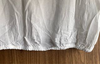 Camisa Bershka Blanca Fluida