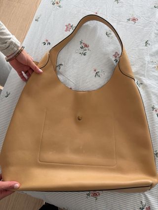 Bolso Coach Beige Piel