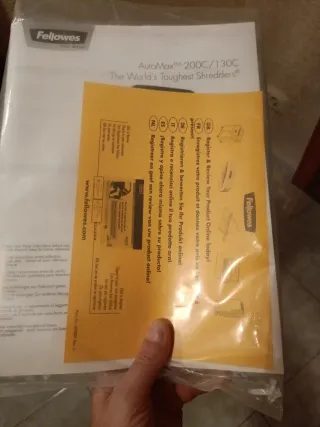 Trituradora de Papel Fellowes