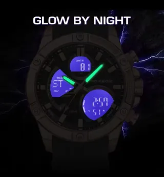 Reloj Foxbox Hombre Negro y Dorado