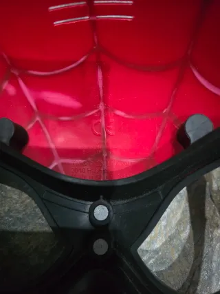 Maschera Spider-Man rossa e nera