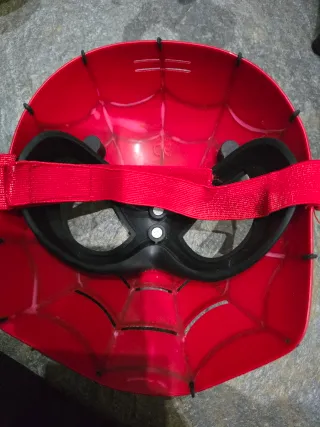Maschera Spider-Man rossa e nera