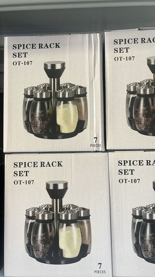 Porta spezie set 7 pezzi