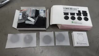 4x Rastreadores GPS Magnéticos Negros Sólo Apple