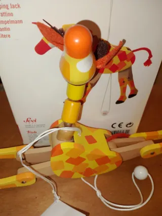 Jumping Jack Sevi Giocattolo Legno 3+