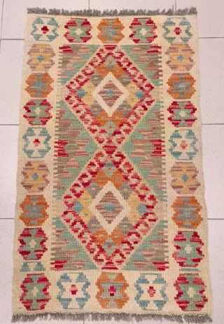 Tappeto Kilim afgano 95x60 cm lana
