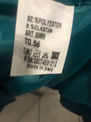 Completo donna verde acqua