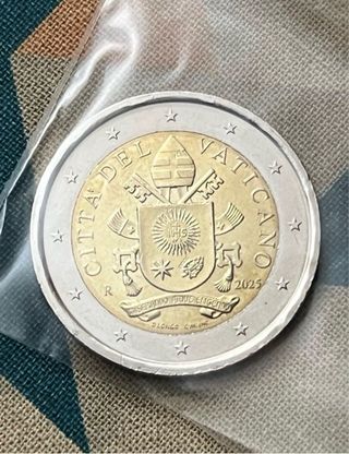 2€ Vaticano 2025 Escudo Papa Francisco