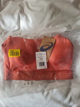 Top deportivo Asics naranja talla S