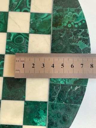 Scacchiera in Malachite e Marmo