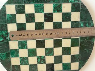 Scacchiera in Malachite e Marmo