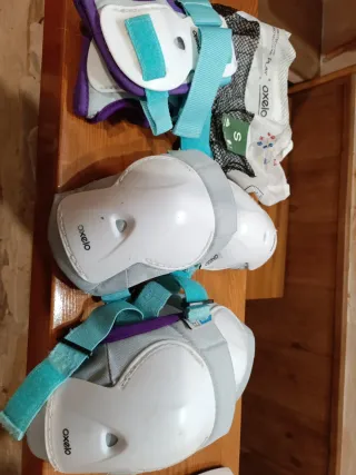 Protecciones Oxelo Talla S Patinaje
