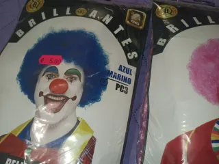 3 pelucas adulto carnaval sin estrenar