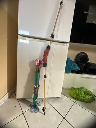 Faretra per frecce con arco