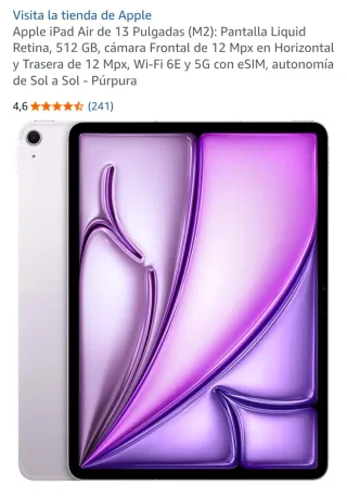 Apple iPad Air 13 (M2) Viola