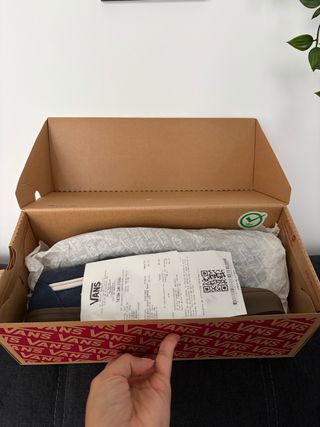 Vans Old Skool Azul/Marrón Talla 42.5 Nuevas