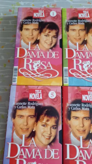 La Dama de Rosa - Tele Novela VHS (12 videos)