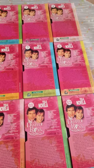 La Dama de Rosa - Tele Novela VHS (12 videos)