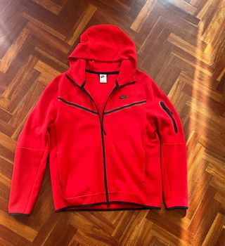 Sudadera Nike Tech Fleece Roja Original