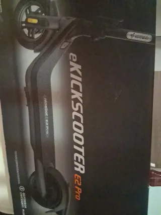 Patinete eléctrico usado con detalles