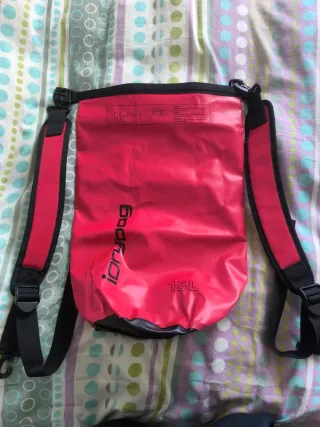 Mochila estanca 15L rojo