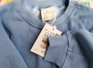 Sudadera Azul "New Stories", Pull&Bear