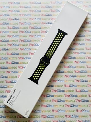 Correa Nike Sport Band Negra/Voltio 38mm