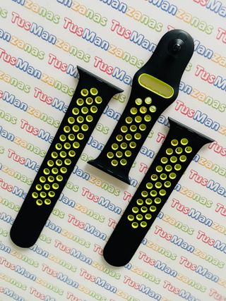 Correa Nike Sport Band Negra/Voltio 38mm