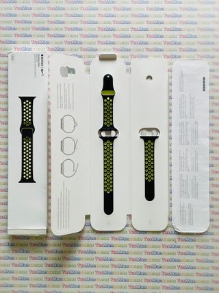 Correa Nike Sport Band Negra/Voltio 38mm