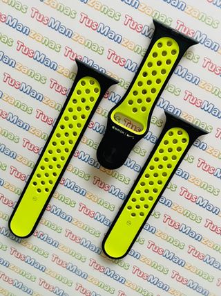 Correa Nike Sport Band Negra/Voltio 38mm