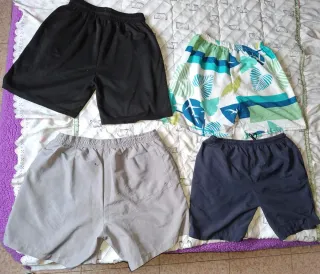 Lote 4 Bañadores Estilo Shorts Diferentes Colores