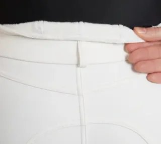 Pantalón hípica niña Años 12-13 años blanco