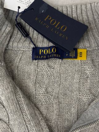 Polo Ralph Lauren Jersey Gris Cable Knit