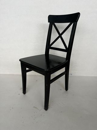 Silla comedor negra IKEA