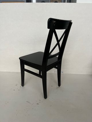 Silla comedor negra IKEA