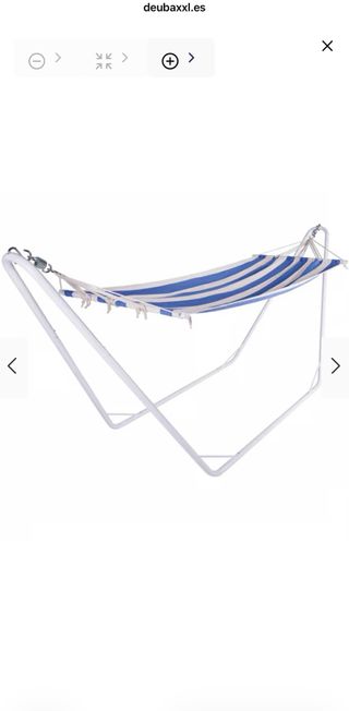 Hamaca con soporte de metal Deubaxxl a estrenar!