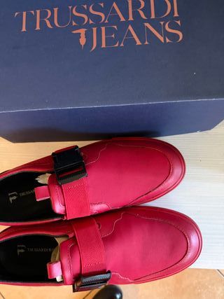 Scarpe Trussardi Uomo Rosse