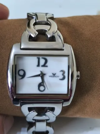 Reloj Viceroy Mujer Plata y Blanco