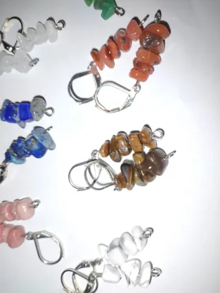 Bigiotteria ,orecchini pietre dure fatti a mano