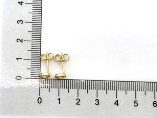 pendientes oro 18k con piedra con circonita